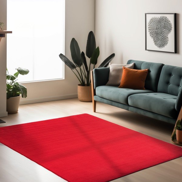 Skalbiamas raudonos spalvos kilimas 120x170 cm Sky – Ayyildiz Carpets-image-1