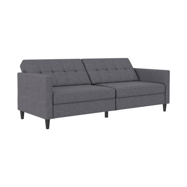 Pilkos spalvos sulankstoma sofa 203 cm Hartford – Støraa-image-3
