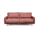 Sulankstoma sofa raudonos spalvos iš boucle 215 cm Patti – Bonami Selection