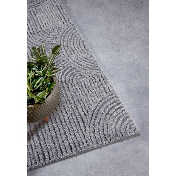 Kilimas pilkos spalvos 80x240 cm Chappe Light Grey – Elle Decoration-image-2