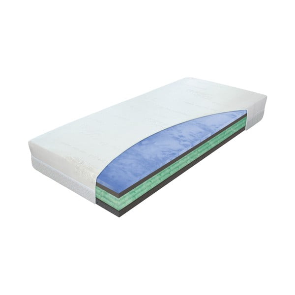 Vidutinio kietumo putų čiužinys 120x200 cm Airspring Biogreen – Materasso