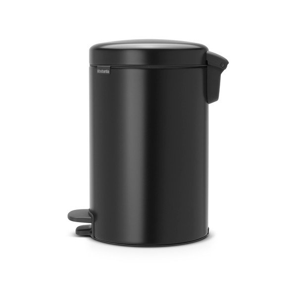 Juodoji pedalų dėžė "Brabantia Newicon", 12 l-image-3