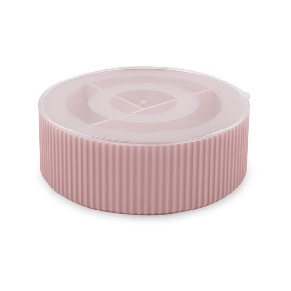 Rožinis plastikinis vonios kambario kosmetikos organizatorius - Mioli Decor