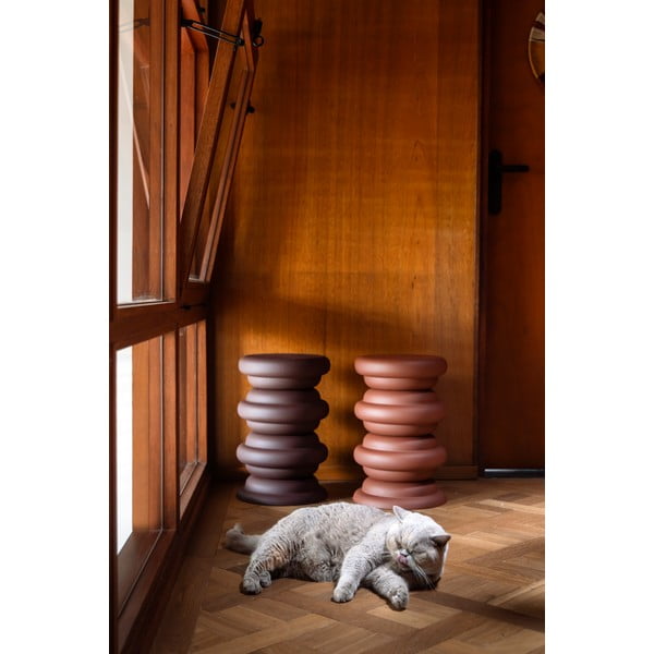 Apvalios formos šoninis stalas ø 28 cm Artemis – Dutchbone-image-2