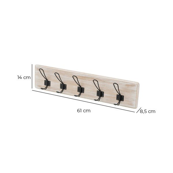 Iš paulovnijos masyvo sieninė lentyna – Casa Selección-image-3