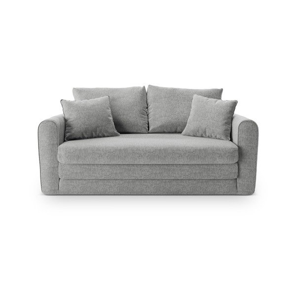 Šviesiai pilkos spalvos sulankstoma sofa 158 cm Lido – Micadoni -image-2