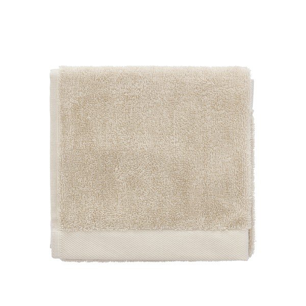 Smėlio spalvos iš frote audinio iš medvilnės rankšluostis 40x60 cm Comfort – Södahl