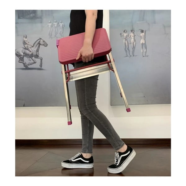 Iš metalo kopėčios ir laiptai 47 cm M2 ALU Taburete – Rolser-image-1