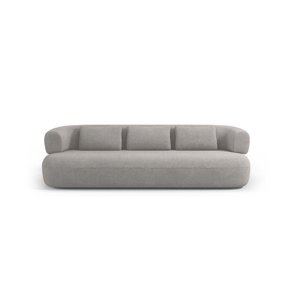 Šviesiai pilkos spalvos sofa iš boucle 200 cm Jenny – Micadoni -image-3