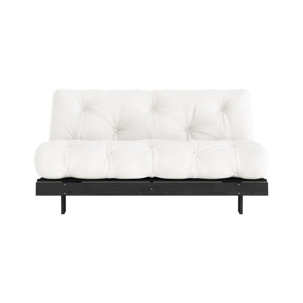 Sulankstoma sofa kreminės spalvos 160 cm Roots Black Night – Karup Design-image-3