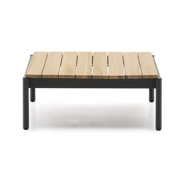 Iš tikmedžio masyvo sodo kavos staliukas 89x91 cm Sorells – Kave Home-image-4
