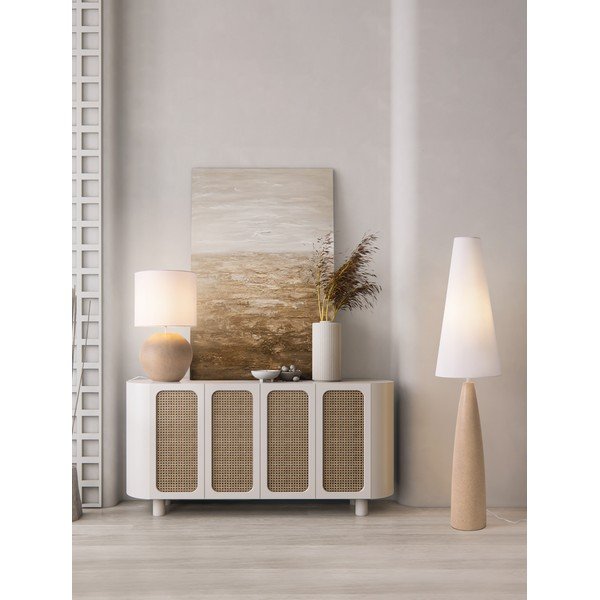 Baltos spalvos/kreminės spalvos pastatomas šviestuvas (aukštis 130 cm) Mizu – Nova Luce-image-3