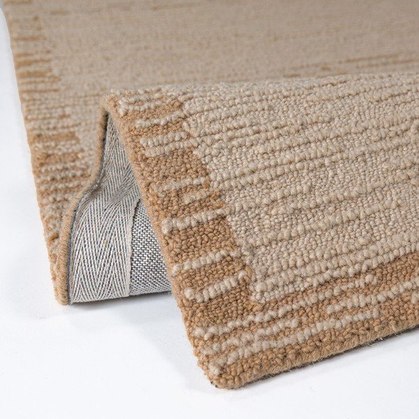 Rankų darbo natūralios spalvos iš vilnos kilimas 200x290 cm Harris Modula Wool – Flair Rugs-image-3