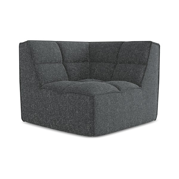 Tamsiai pilkos spalvos modulinė sofos dalis Kalai – Makamii-image-1