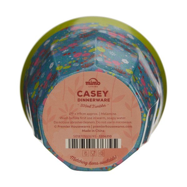 Mėlynas puodelis su gėlių motyvais Premier Housewares Casey, 300 ml-image-3