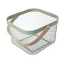 Vielinis iš metalo krepšys 24,5x24,5x30 cm Greenish – Orion