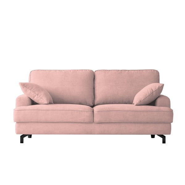 Rožinė trijų vietų sofa "Kooko Home Salsa