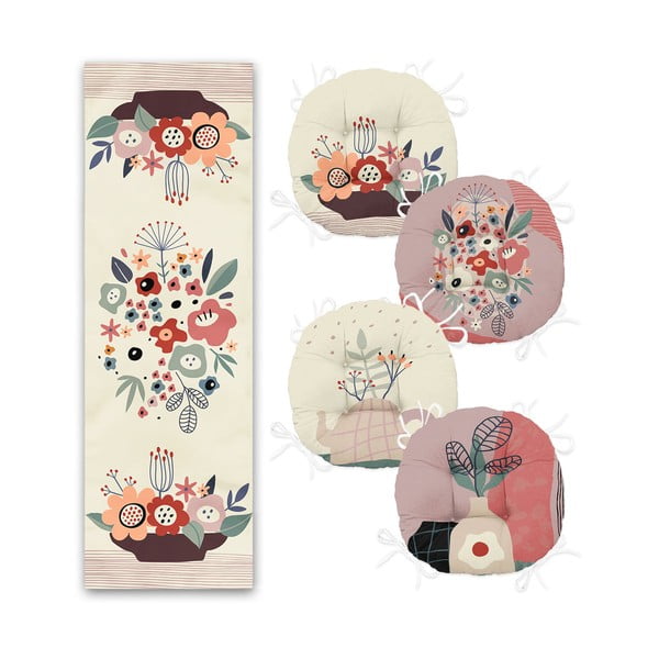 5 sėdimųjų pagalvių komplektas 45x140 cm - Mila Home-image-1