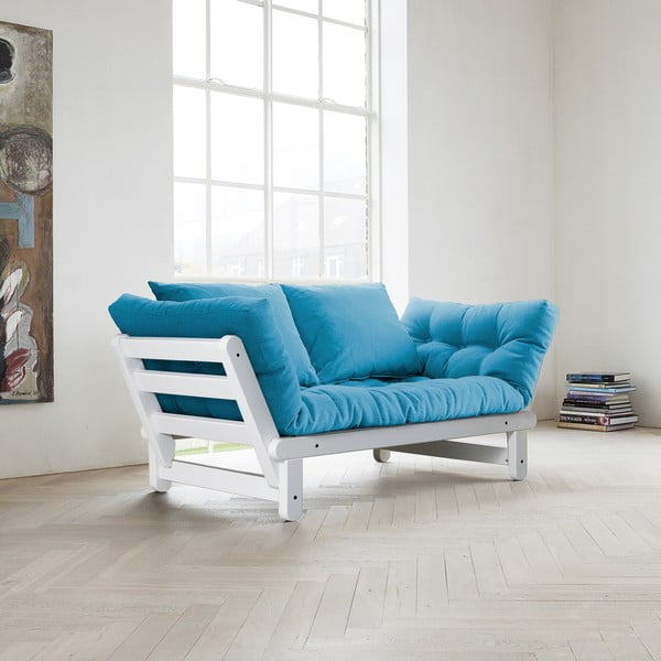 Sofa lova "Karup Beat White/Horizon Blue-image-2