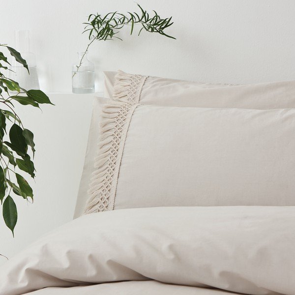 Pilkos ir smėlio spalvos medvilninė patalynė Pineapple Elephant Izmir, 135 x 200 cm-image-1