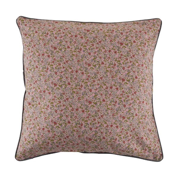Rožinė medvilninė dekoratyvinė pagalvėlė Bahne & CO, 45 x 45 cm