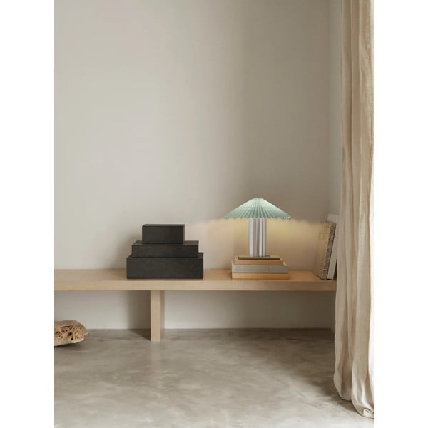 Antracito spalvos iš dirbtinės odos daiktadėžės su dangčiu/dekoratyvinės 2 vnt. 40x30x11 cm Sahla – Blomus-image-1