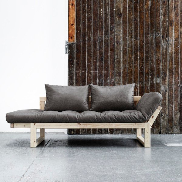 Sofa "Karup Vintage Edge Natural/Black-image-1