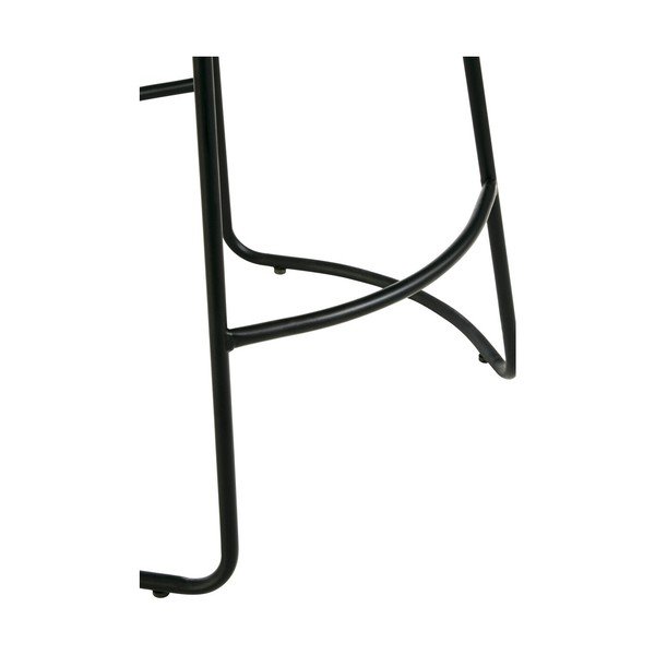 Juodos spalvos/rudos spalvos iš audinio baro taburetė (sėdynės aukštis 64 cm) Brixton – Premier Housewares-image-4