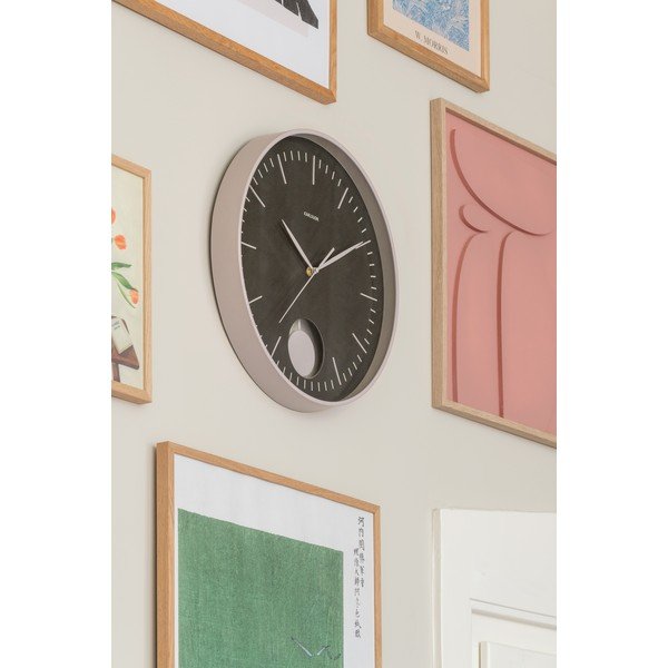 Laikrodis su švytuokle/sieninis ø 41 cm Grato Pendulum – Karlsson-image-1