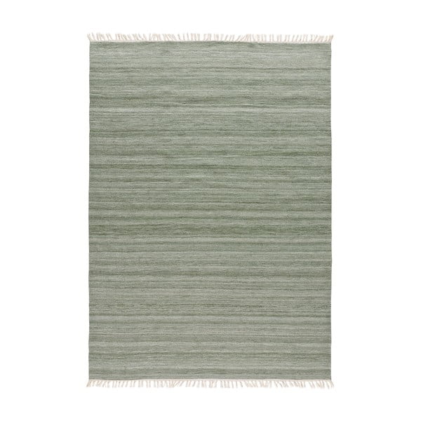 Žalias lauko kilimas iš perdirbto plastiko Universal Liso, 80 x 150 cm