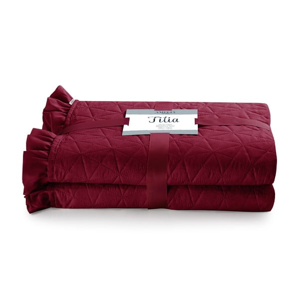 Raudona lovatiesė AmeliaHome Tilia, 260 x 240 cm-image-2