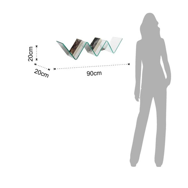 Stiklinė lentyna Tomasucci Zig Zag-image-3