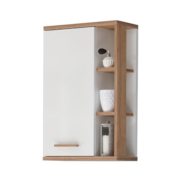 Balta pakabinama vonios kambario spintelė 51x75 cm Set 923 - Pelipal-image-2