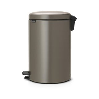 Iš plieno šiukšliadėžė pilkos spalvos su pedalu 30 l NewIcon – Brabantia