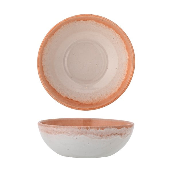 Oranžinės spalvos iš akmens masės mažas dubuo 525 ml Paula – Bloomingville-image-3