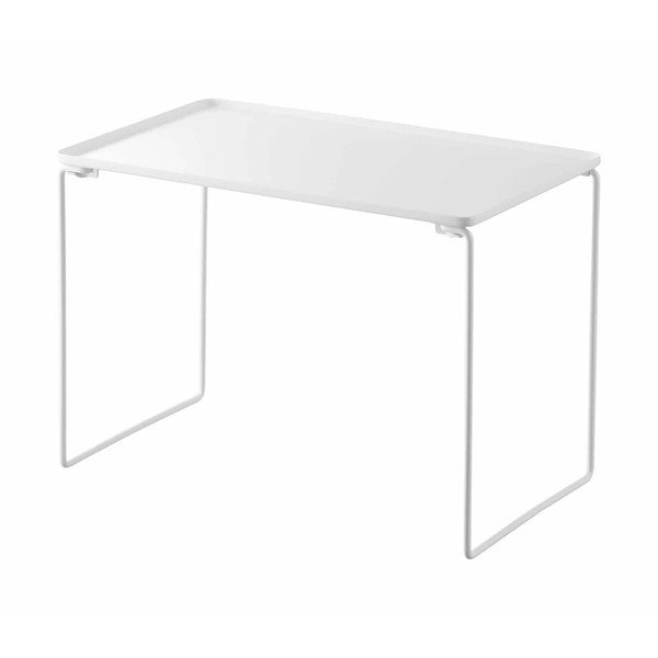 Baltos spalvos iš metalo papildoma virtuvės lentyna 41x28 cm Tower – YAMAZAKI