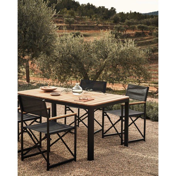 Sodo valgomojo stalas 100x200 cm Bona - Kave Home-image-3