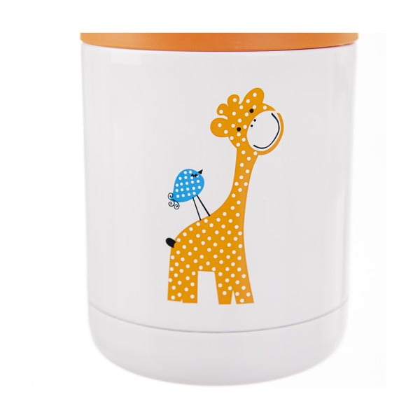 Vaikiškas termosas baltos spalvos/oranžinės spalvos 480 ml Žirafa – Orion-image-3