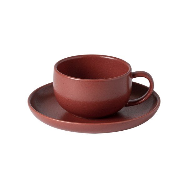 Raudonos spalvos iš molio puodelis 210 ml Pacifica – Casafina