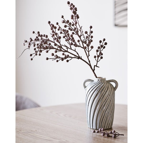 Šviesiai mėlynos spalvos iš keramikos vaza (aukštis 22 cm) Mimi – House Nordic-image-1