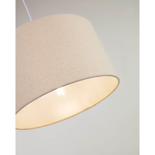 Kreminės spalvos šviestuvo gaubtas ø 40 cm Nazli – Kave Home-image-3