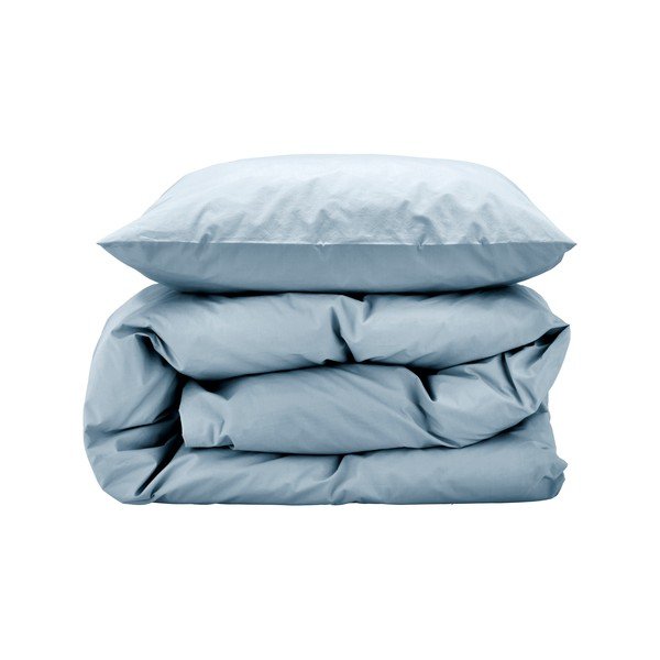 Iš medvilninio perkelio dvigulė/itin ilga patalynė mėlynos spalvos 200x220 cm Crisp – Södahl