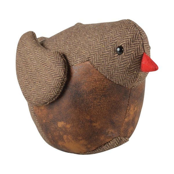 Rudos spalvos paukščio formos durų stakta "Esschert Design