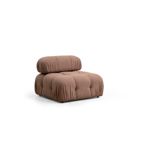 Modulinė sofa rudos spalvos iš boucle Bubble – Artie