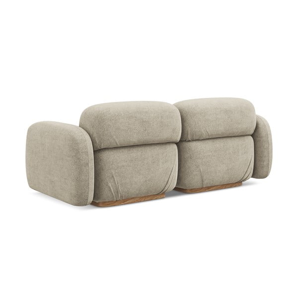 Smėlio spalvos iš boucle sofa 190 cm Ailani – Makamii-image-4