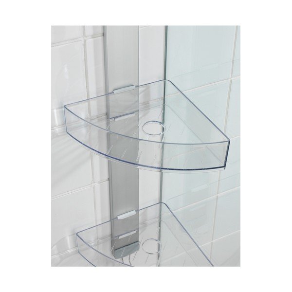 Wenko Premium kampinė pakabinama vonios kambario lentyna, 21 x 20 cm-image-3