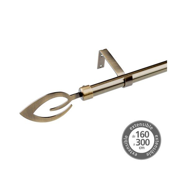 Iš metalo išplečiamas užuolaidos strypas 160 - 300 cm – Casa Selección-image-1
