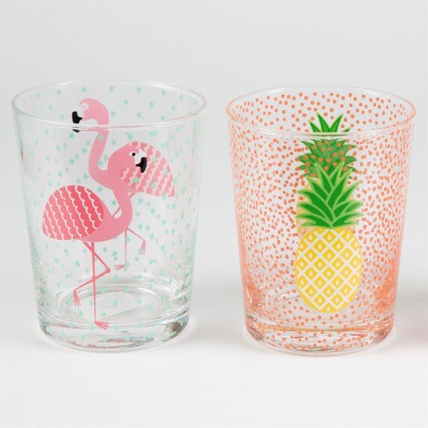 4 "Sass & Belle Tropical Summer" stiklinių rinkinys-image-1