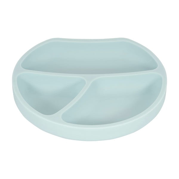 Iš silikonas vaikiška lėkštė šviesiai mėlynos spalvos 19x20,5 cm – Kindsgut-image-2