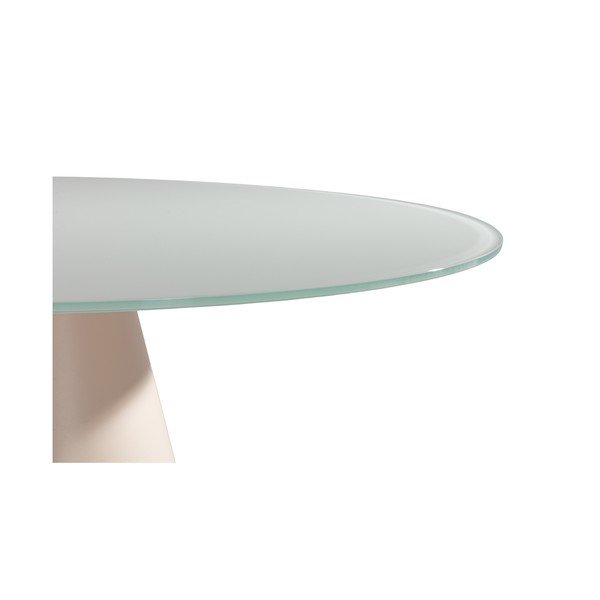 Apvalios formos valgomojo stalas su stikliniu stalviršiu ø 120 cm Vida – MOME-image-4